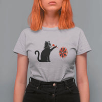 Black Cat Lord Darts Player T Shirt For Women Funny Space Scifi Dartist Gift - Wonder Print Shop