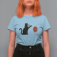 Black Cat Lord Darts Player T Shirt For Women Funny Space Scifi Dartist Gift - Wonder Print Shop