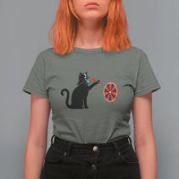 Black Cat Lord Darts Player T Shirt For Women Funny Space Scifi Dartist Gift - Wonder Print Shop
