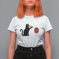 Black Cat Lord Darts Player T Shirt For Women Funny Space Scifi Dartist Gift - Wonder Print Shop