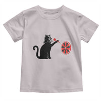 Black Cat Lord Darts Player Toddler T Shirt Funny Space Scifi Dartist Gift - Wonder Print Shop