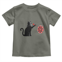 Black Cat Lord Darts Player Toddler T Shirt Funny Space Scifi Dartist Gift - Wonder Print Shop