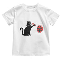 Black Cat Lord Darts Player Toddler T Shirt Funny Space Scifi Dartist Gift - Wonder Print Shop