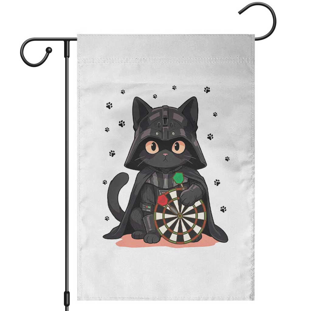 Dark Lord Cat Dartist Gift Garden Flag Funny Sci Fi Dart Thrower Gift - Wonder Print Shop