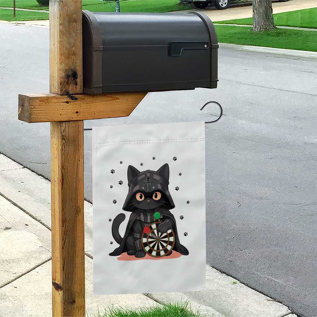 Dark Lord Cat Dartist Gift Garden Flag Funny Sci Fi Dart Thrower Gift - Wonder Print Shop