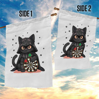 Dark Lord Cat Dartist Gift Garden Flag Funny Sci Fi Dart Thrower Gift - Wonder Print Shop