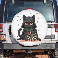 Dark Lord Cat Dartist Gift Spare Tire Cover Funny Sci Fi Dart Thrower Gift - Wonder Print Shop