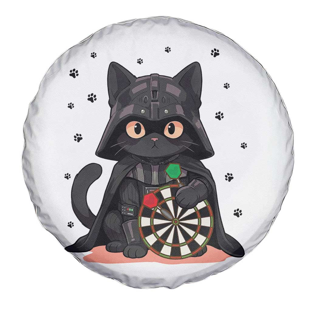 Dark Lord Cat Dartist Gift Spare Tire Cover Funny Sci Fi Dart Thrower Gift - Wonder Print Shop