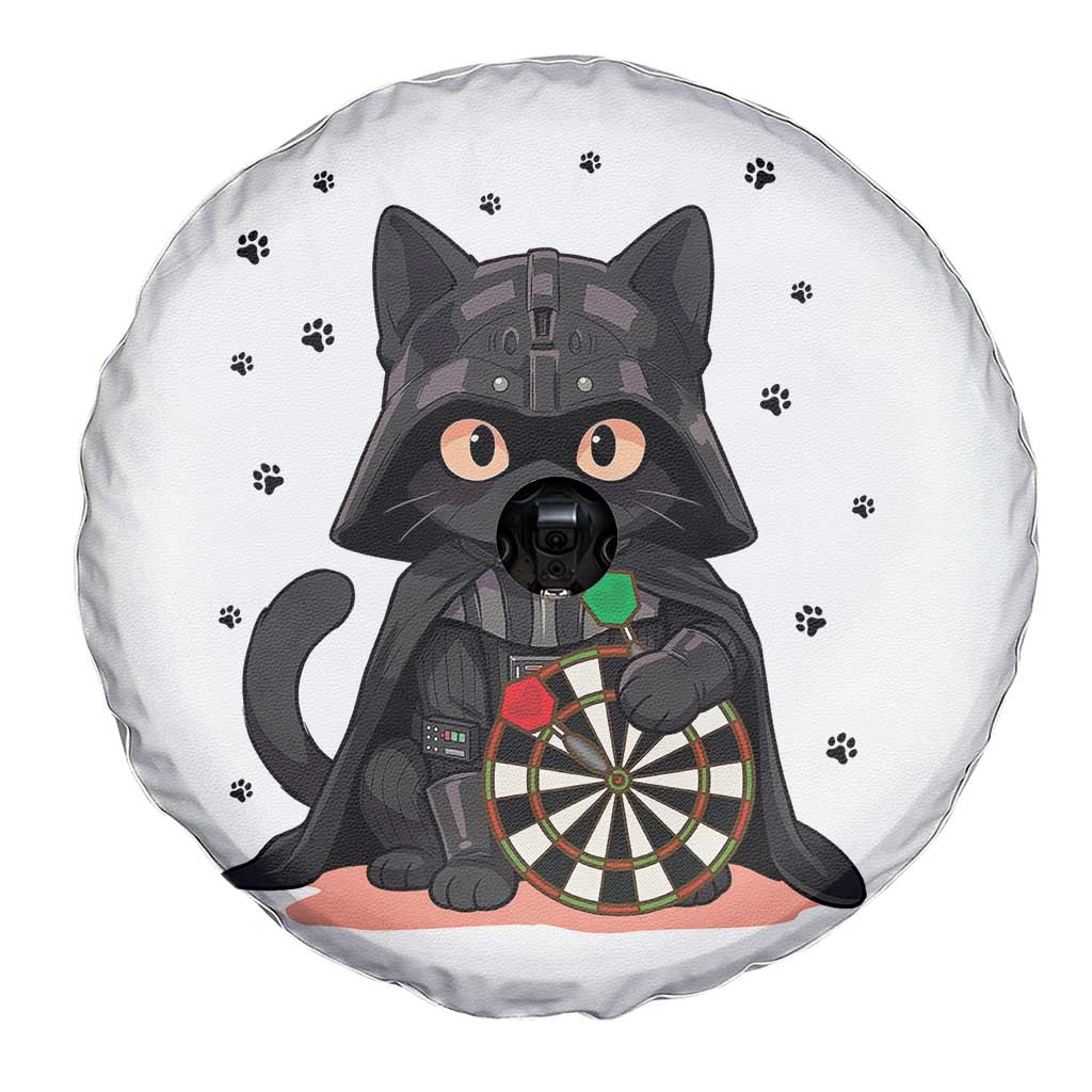 Dark Lord Cat Dartist Gift Spare Tire Cover Funny Sci Fi Dart Thrower Gift - Wonder Print Shop