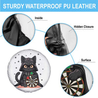 Dark Lord Cat Dartist Gift Spare Tire Cover Funny Sci Fi Dart Thrower Gift - Wonder Print Shop