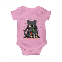 Dark Lord Cat Dartist Gift Baby Onesie Funny Sci Fi Dart Thrower Gift - Wonder Print Shop