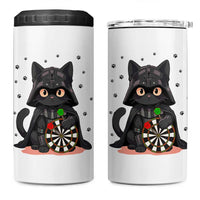 Dark Lord Cat Dartist Gift 4 in 1 Can Cooler Tumbler Funny Sci Fi Dart Thrower Gift - Wonder Print Shop