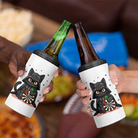 Dark Lord Cat Dartist Gift 4 in 1 Can Cooler Tumbler Funny Sci Fi Dart Thrower Gift - Wonder Print Shop