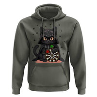 Dark Lord Cat Dartist Gift Hoodie Funny Sci Fi Dart Thrower Gift - Wonder Print Shop