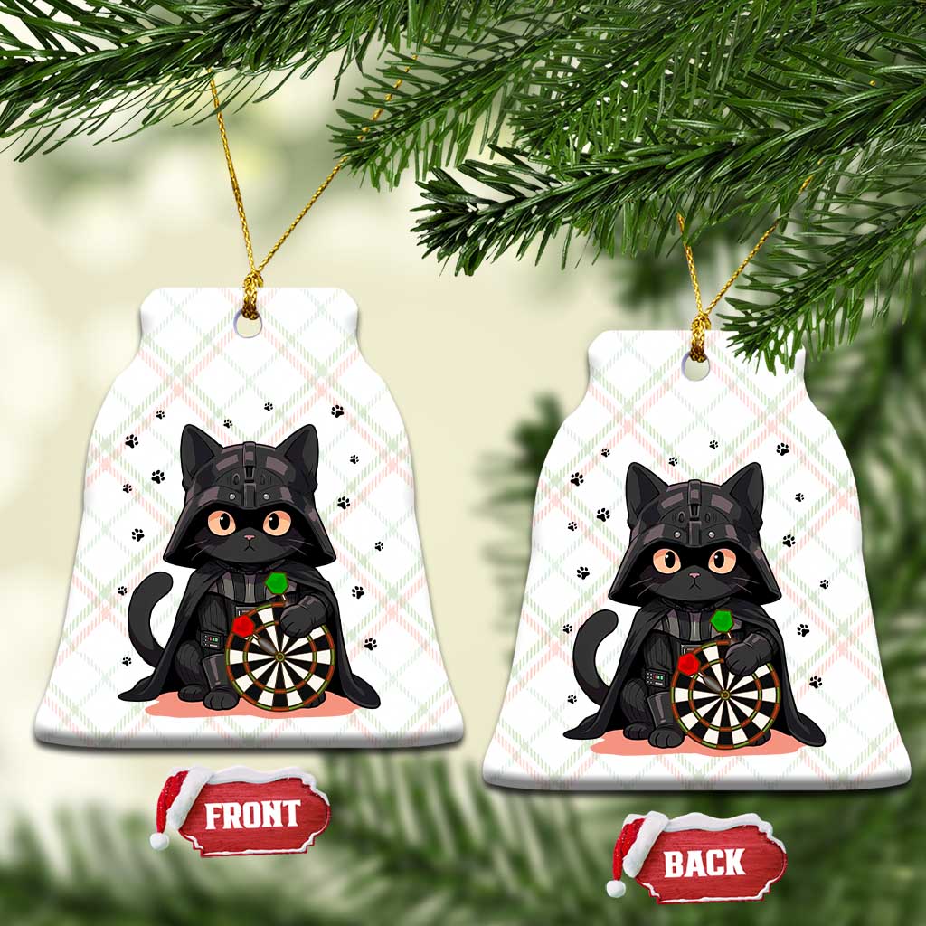 Dark Lord Cat Dartist Gift Ceramic Ornament Funny Sci Fi Dart Thrower Gift - Wonder Print Shop
