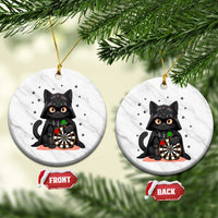 Dark Lord Cat Dartist Gift Ceramic Ornament Funny Sci Fi Dart Thrower Gift - Wonder Print Shop
