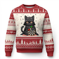 Dark Lord Cat Dartist Gift Ugly Christmas Sweater Funny Sci Fi Dart Thrower Gift - Wonder Print Shop