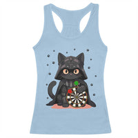 Dark Lord Cat Dartist Gift Racerback Tank Top Funny Sci Fi Dart Thrower Gift - Wonder Print Shop