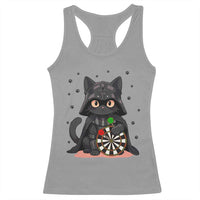 Dark Lord Cat Dartist Gift Racerback Tank Top Funny Sci Fi Dart Thrower Gift - Wonder Print Shop