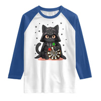 Dark Lord Cat Dartist Gift Raglan Shirt Funny Sci Fi Dart Thrower Gift - Wonder Print Shop