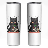 Dark Lord Cat Dartist Gift Skinny Tumbler Funny Sci Fi Dart Thrower Gift - Wonder Print Shop