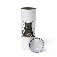 Dark Lord Cat Dartist Gift Skinny Tumbler Funny Sci Fi Dart Thrower Gift - Wonder Print Shop