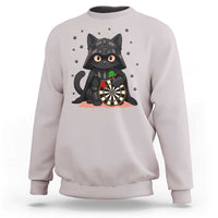 Dark Lord Cat Dartist Gift Sweatshirt Funny Sci Fi Dart Thrower Gift - Wonder Print Shop