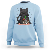 Dark Lord Cat Dartist Gift Sweatshirt Funny Sci Fi Dart Thrower Gift - Wonder Print Shop