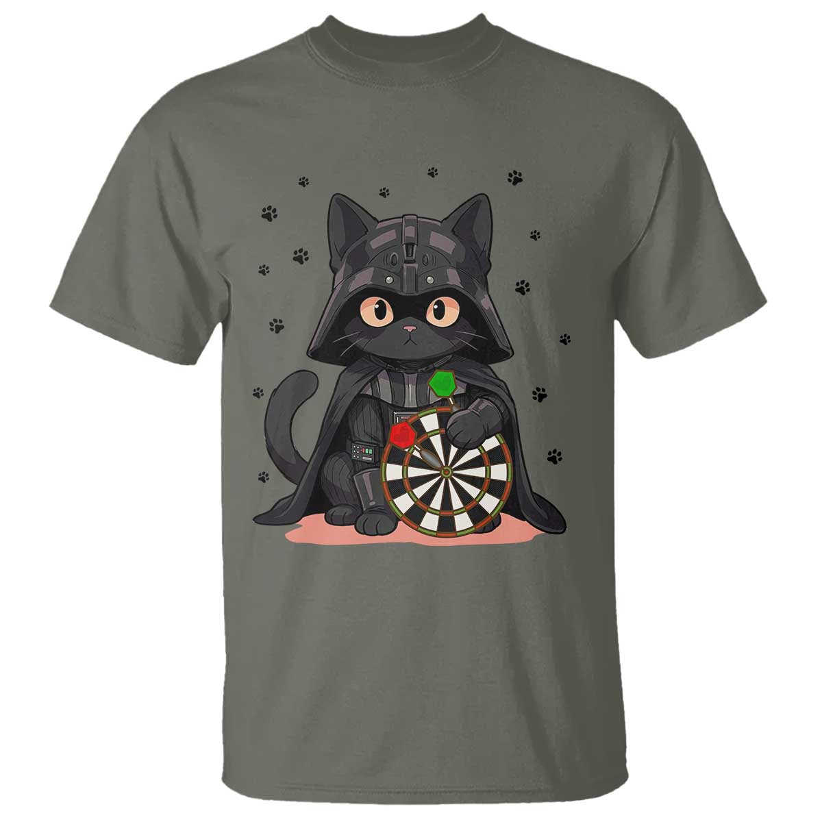 Dark Lord Cat Dartist Gift T Shirt Funny Sci Fi Dart Thrower Gift - Wonder Print Shop