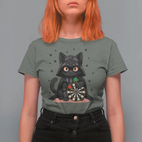 Dark Lord Cat Dartist Gift T Shirt For Women Funny Sci Fi Dart Thrower Gift - Wonder Print Shop