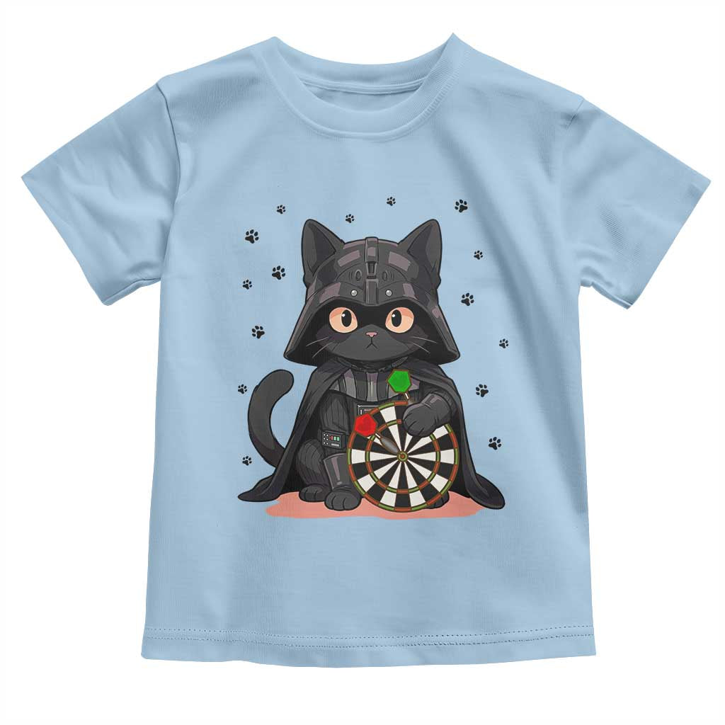 Dark Lord Cat Dartist Gift Toddler T Shirt Funny Sci Fi Dart Thrower Gift - Wonder Print Shop