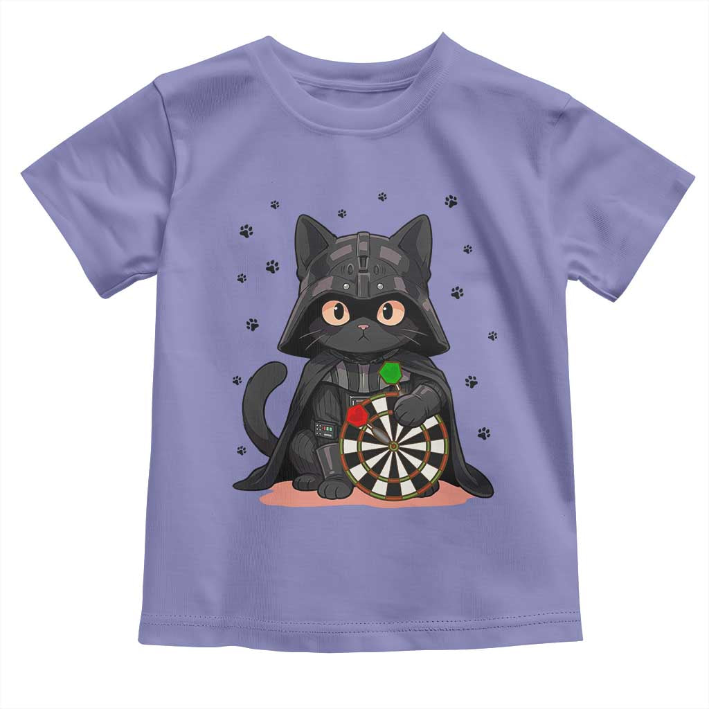 Dark Lord Cat Dartist Gift Toddler T Shirt Funny Sci Fi Dart Thrower Gift - Wonder Print Shop