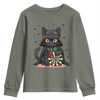 Dark Lord Cat Dartist Gift Youth Sweatshirt Funny Sci Fi Dart Thrower Gift - Wonder Print Shop