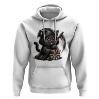Dark Reaper Cat Throwing Darts Hoodie Funny Pub Game Gift - Wonder Print Shop
