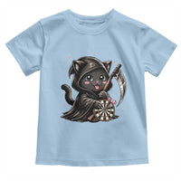 Dark Reaper Cat Throwing Darts Toddler T Shirt Funny Pub Game Gift - Wonder Print Shop