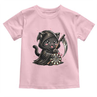 Dark Reaper Cat Throwing Darts Toddler T Shirt Funny Pub Game Gift - Wonder Print Shop