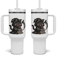 Dark Reaper Cat Throwing Darts Tumbler With Handle Funny Pub Game Gift - Wonder Print Shop