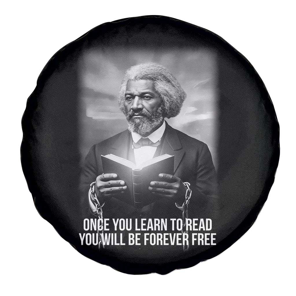 Frederick Douglass Spare Tire Cover Once You Learn To Read You Will Be Forever Free - Wonder Print Shop