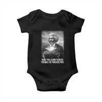 Frederick Douglass Baby Onesie Once You Learn To Read You Will Be Forever Free - Wonder Print Shop