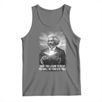 Frederick Douglass Tank Top Once You Learn To Read You Will Be Forever Free - Wonder Print Shop