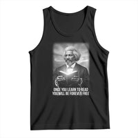 Frederick Douglass Tank Top Once You Learn To Read You Will Be Forever Free - Wonder Print Shop