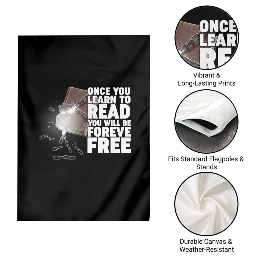 Frederick Douglass Freedom Quote Garden Flag Once You Learn To Read - Wonder Print Shop