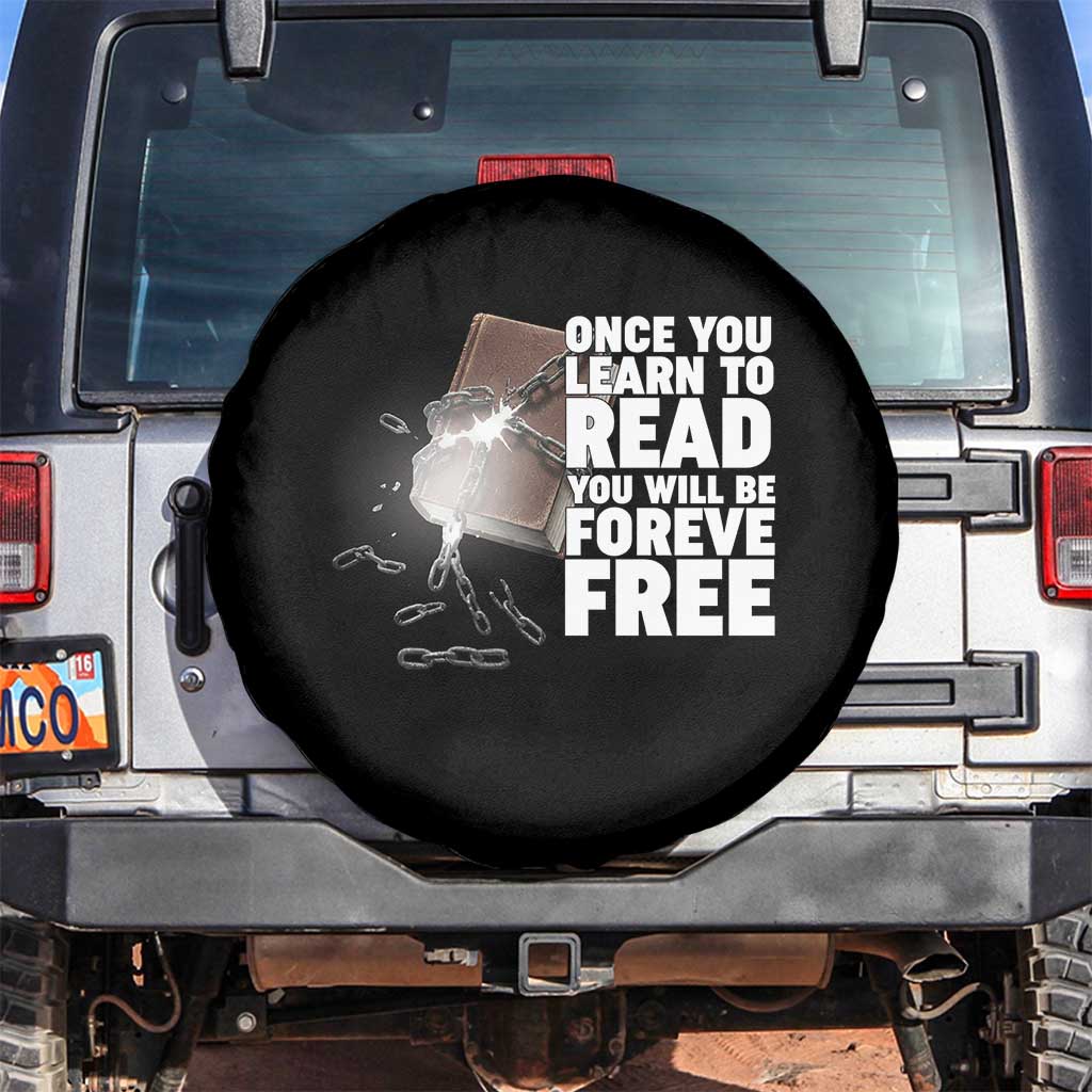 Frederick Douglass Freedom Quote Spare Tire Cover Once You Learn To Read - Wonder Print Shop