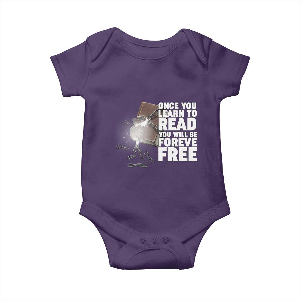 Frederick Douglass Freedom Quote Baby Onesie Once You Learn To Read - Wonder Print Shop