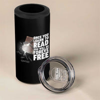 Frederick Douglass Freedom Quote 4 in 1 Can Cooler Tumbler Once You Learn To Read - Wonder Print Shop