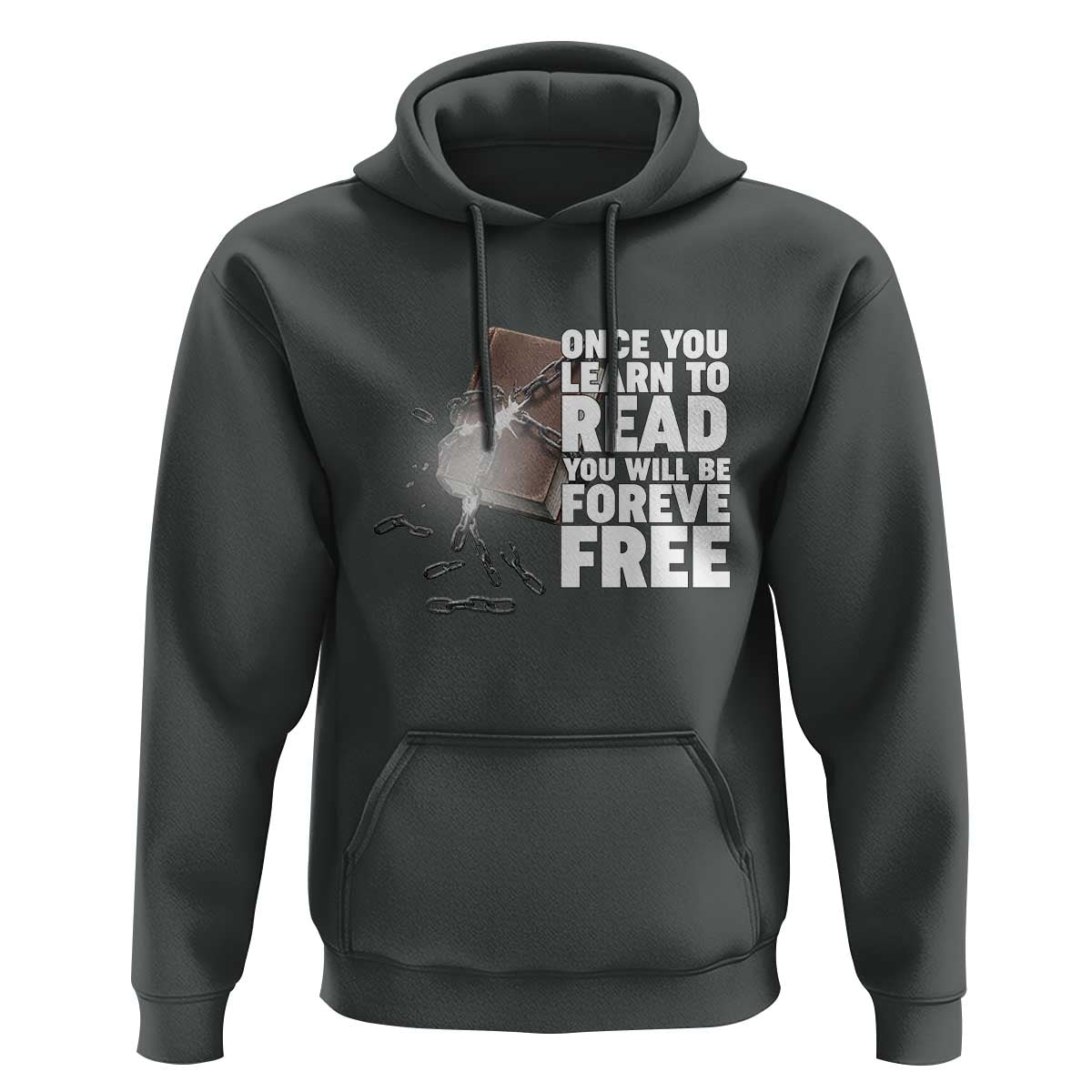 Frederick Douglass Freedom Quote Hoodie Once You Learn To Read - Wonder Print Shop