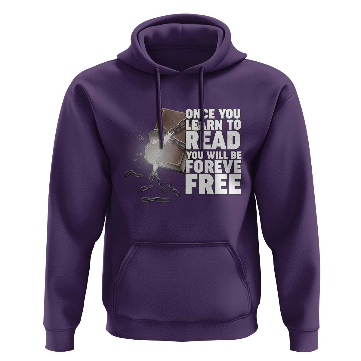 Frederick Douglass Freedom Quote Hoodie Once You Learn To Read - Wonder Print Shop