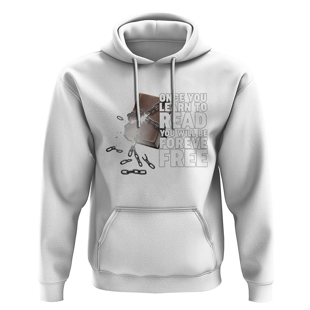 Frederick Douglass Freedom Quote Hoodie Once You Learn To Read - Wonder Print Shop
