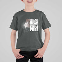 Frederick Douglass Freedom Quote T Shirt For Kid Once You Learn To Read - Wonder Print Shop