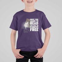 Frederick Douglass Freedom Quote T Shirt For Kid Once You Learn To Read - Wonder Print Shop